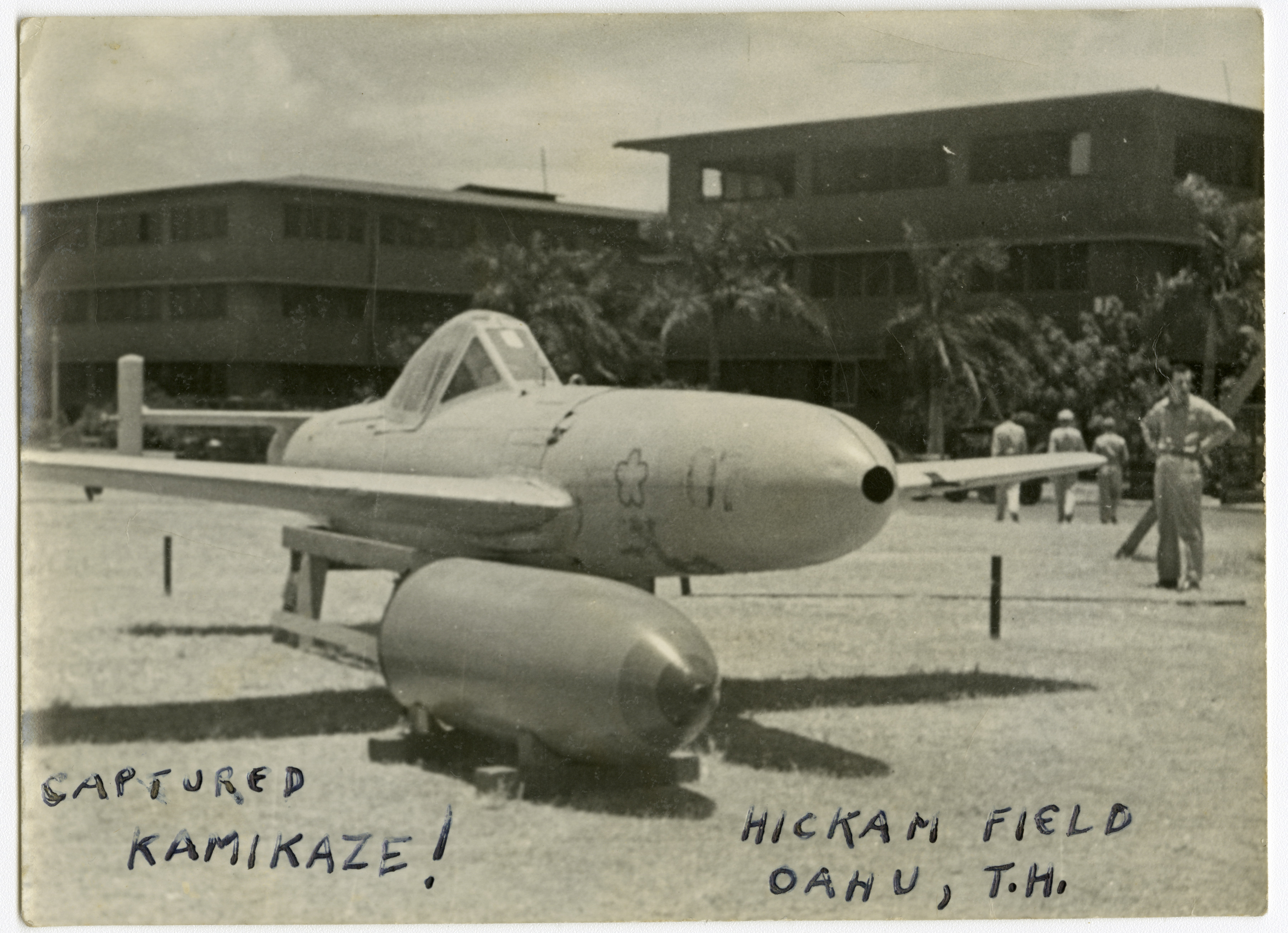 Captured Kamikaze Aircraft, Hickam Field, Oahu c.1945 | The