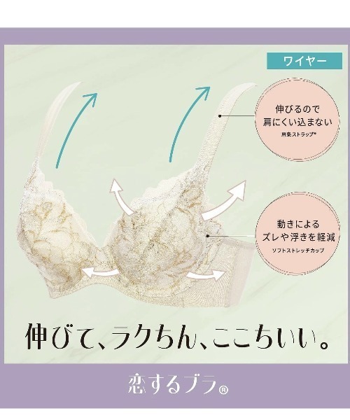 Triumph（トリンプ） ブラジャー 恋するブラ573 ブラジャー「D，E