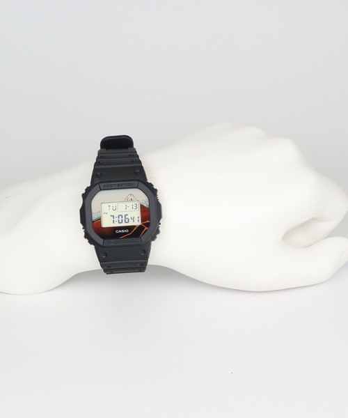 G-SHOCK 腕時計 葛飾北斎「山下白雨」 / 5600シリーズ DW-5600KHSH25