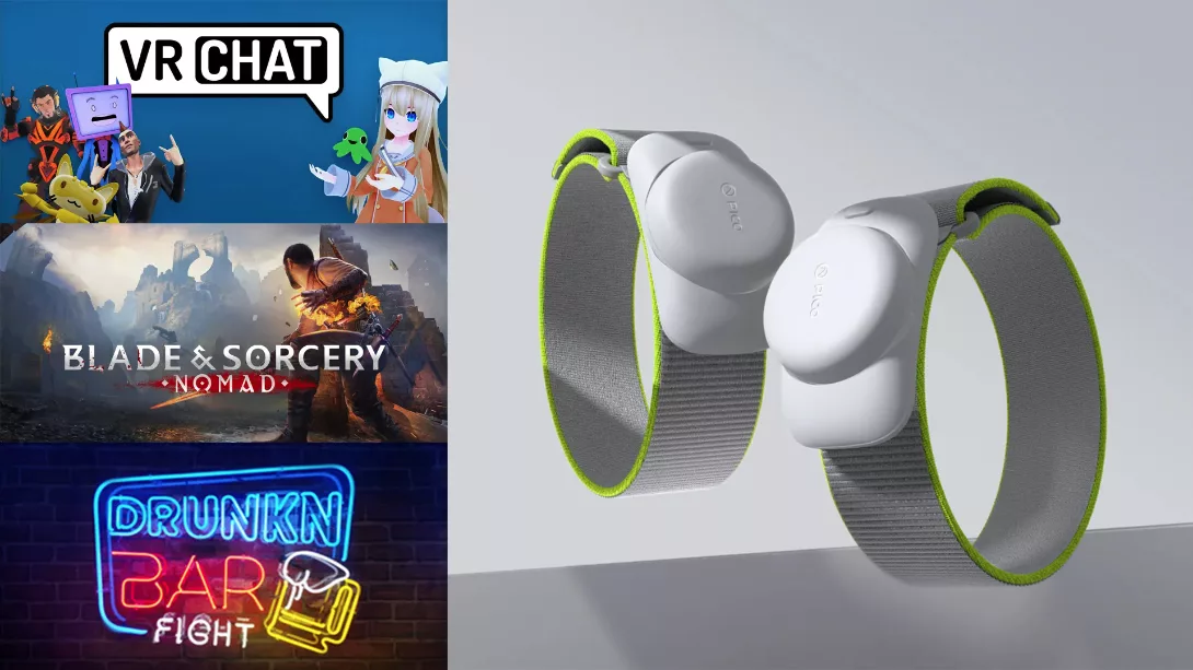 PICOの小型モーショントラッカーの対応アプリが公開 「VRChat」「Blade