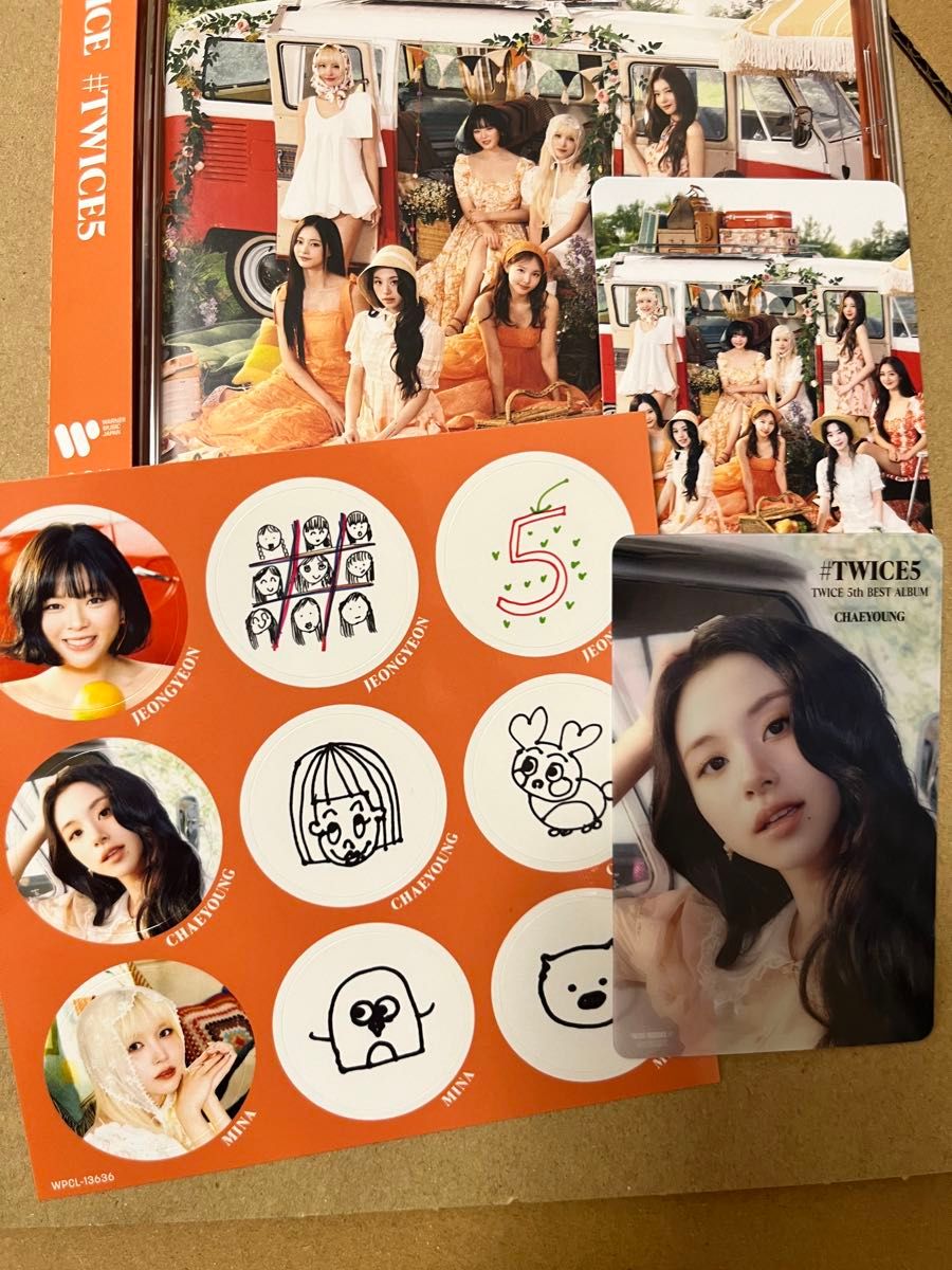 公式】TWICE5通常盤 トレカオール付き シリアルなし 【B】｜Yahoo