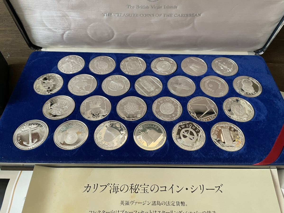 Yahoo!オークション - フランクリンミント カリブ海秘宝25点 プルーフ
