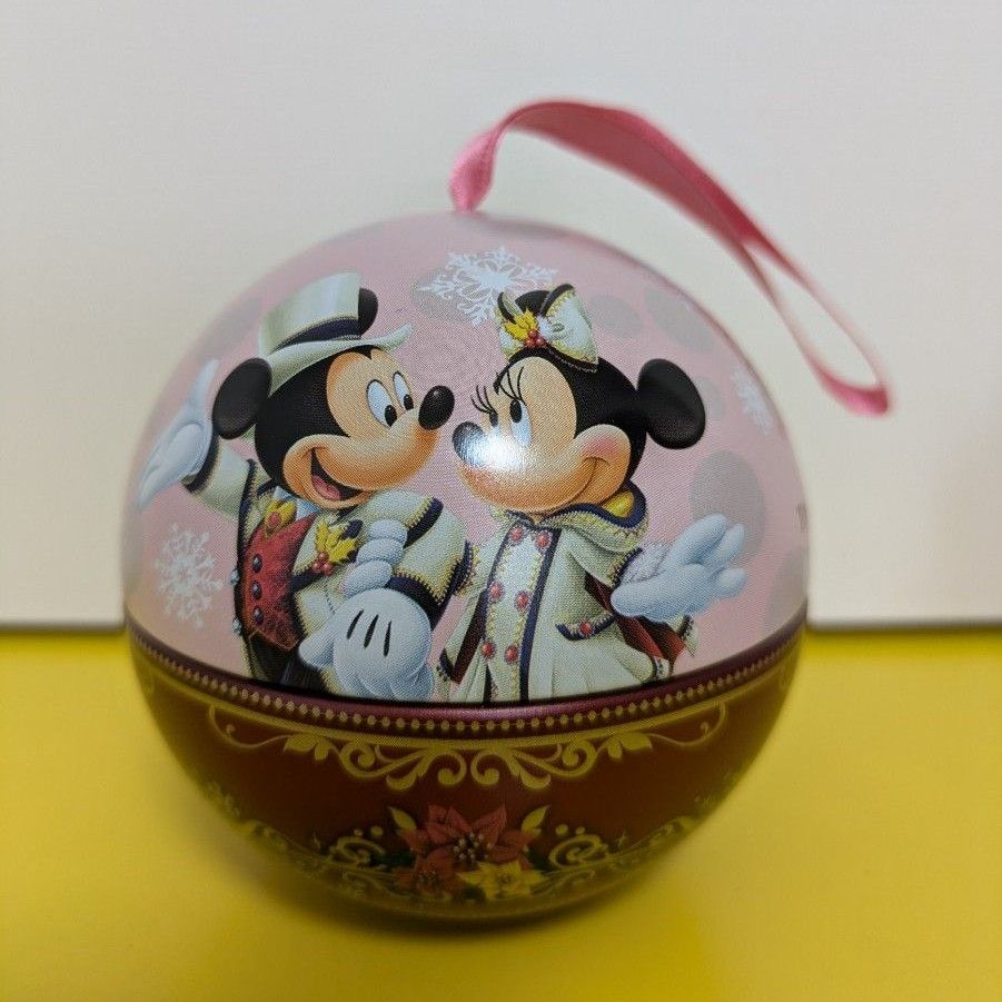 東京ディズニーシー 2018 クリスマス お菓子缶 オーナメント ミッキー
