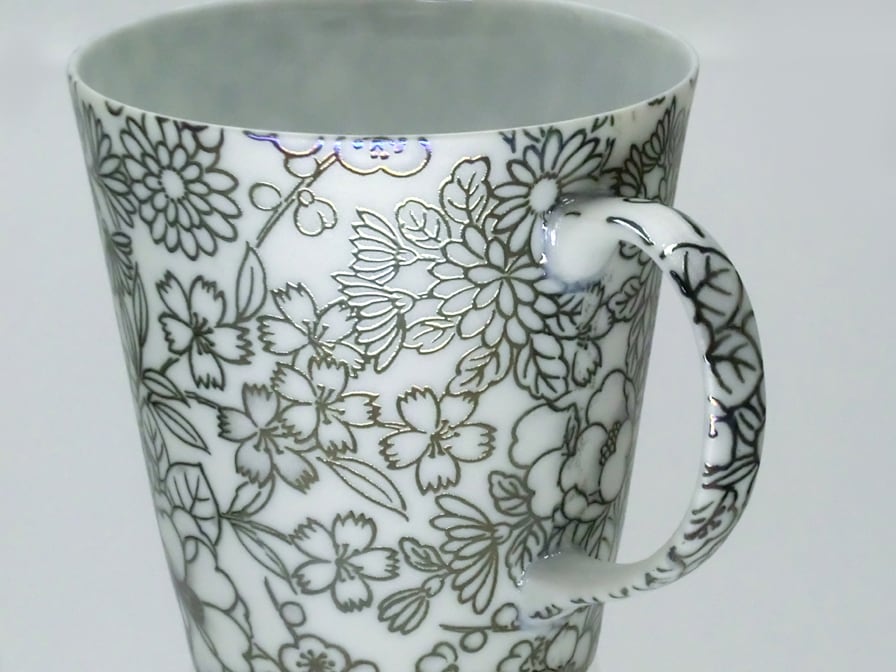 HYM-7007B 光友禅 ペアマグ 金黒 | 山勝美濃陶苑 公式オンラインショップ