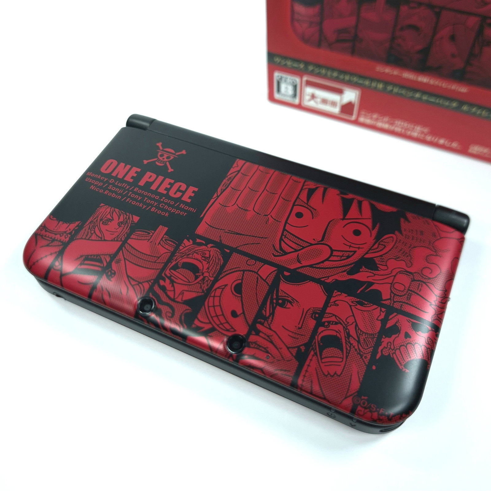 Nintendo 3DS LL One Piece Red Console - Consolevariations