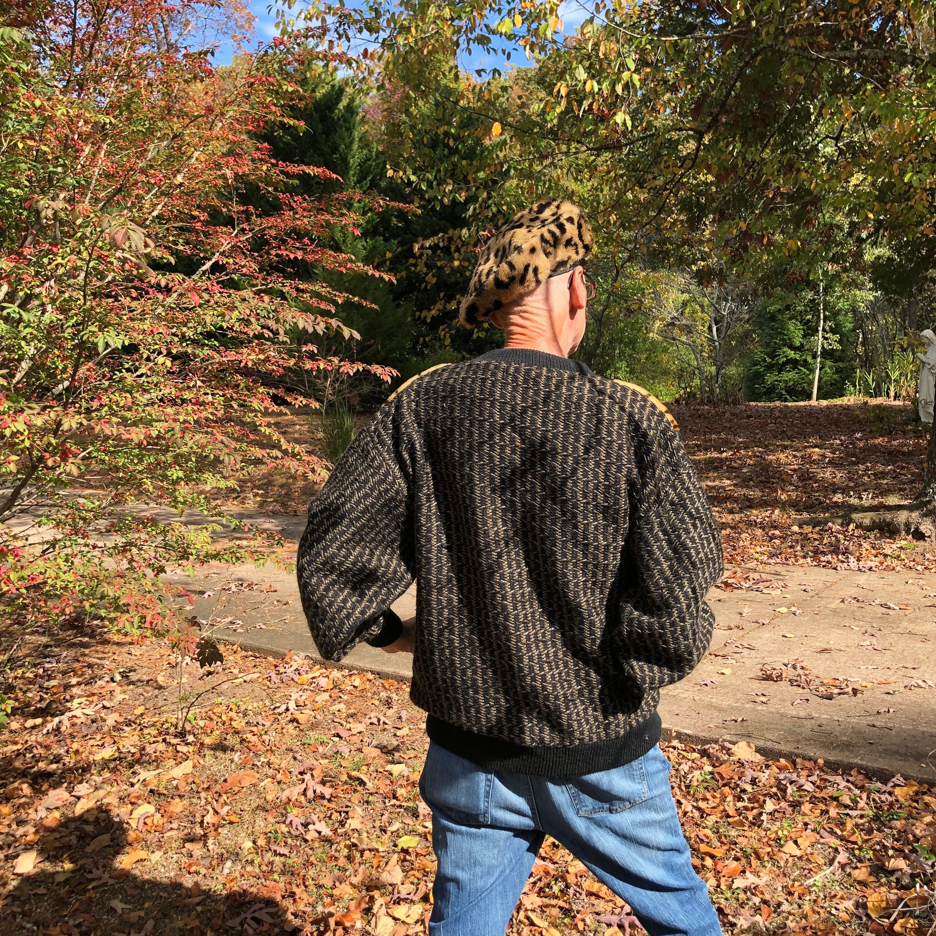 COOGI 80's STYLE Sweater/80's Men's Sweaters/80's Vintage Sweater
