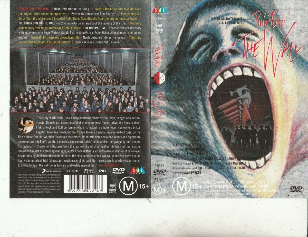 Pink Floyd-The Wall-1999-Music Band PF-DVD | eBay