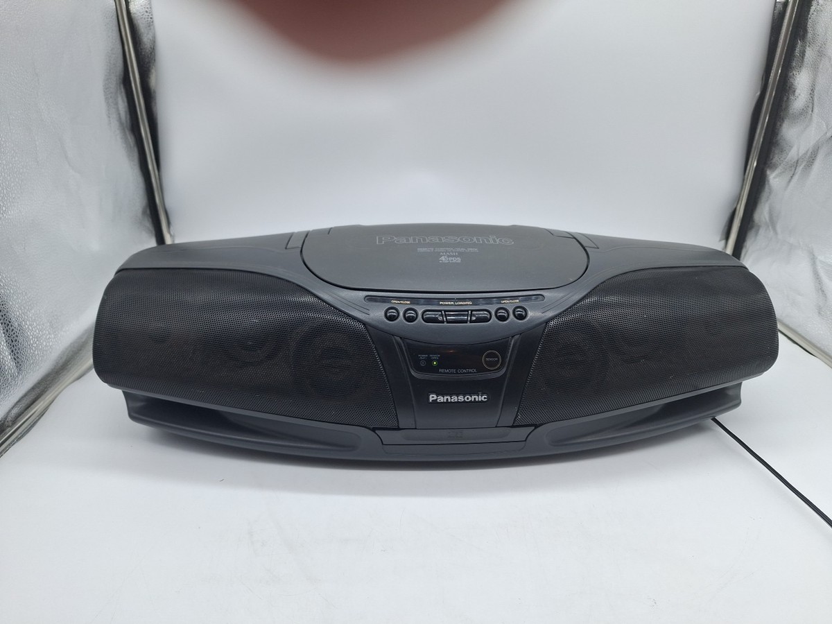 Panasonic RX-DT75 Duel Deck Stereo CD Cobra Top Works And Sounds