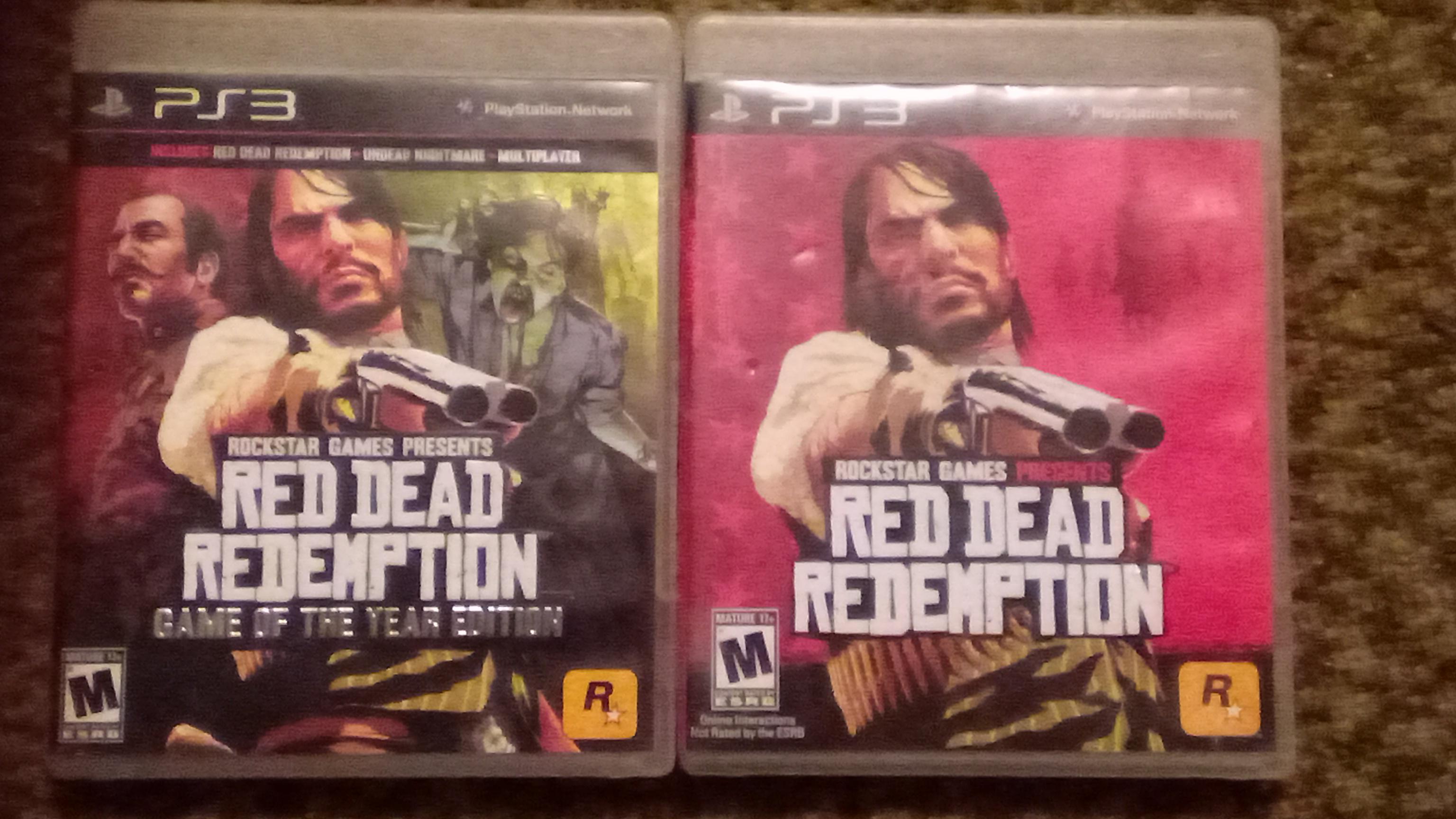 レッド・デッド・リデンプションの両方のバージョン : r/PS3