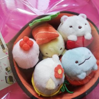 すみっコぐらし 美品 おすしの会 すみっコ とかげ おすし たぴおか