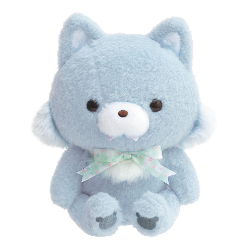ぬいぐるみ（アオイコオオカミ）/ チャイロイコグマのお友達