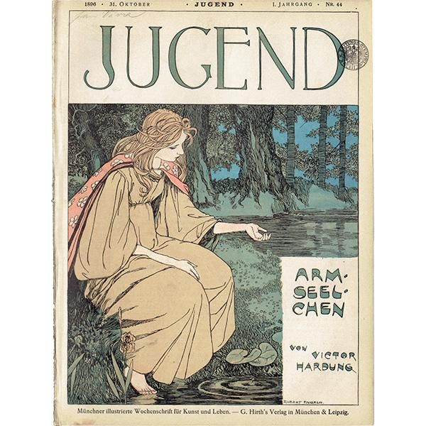 ドイツのイラスト文芸雑誌JUGEND（ユーゲント） 1896-10-31 NR.44 0043