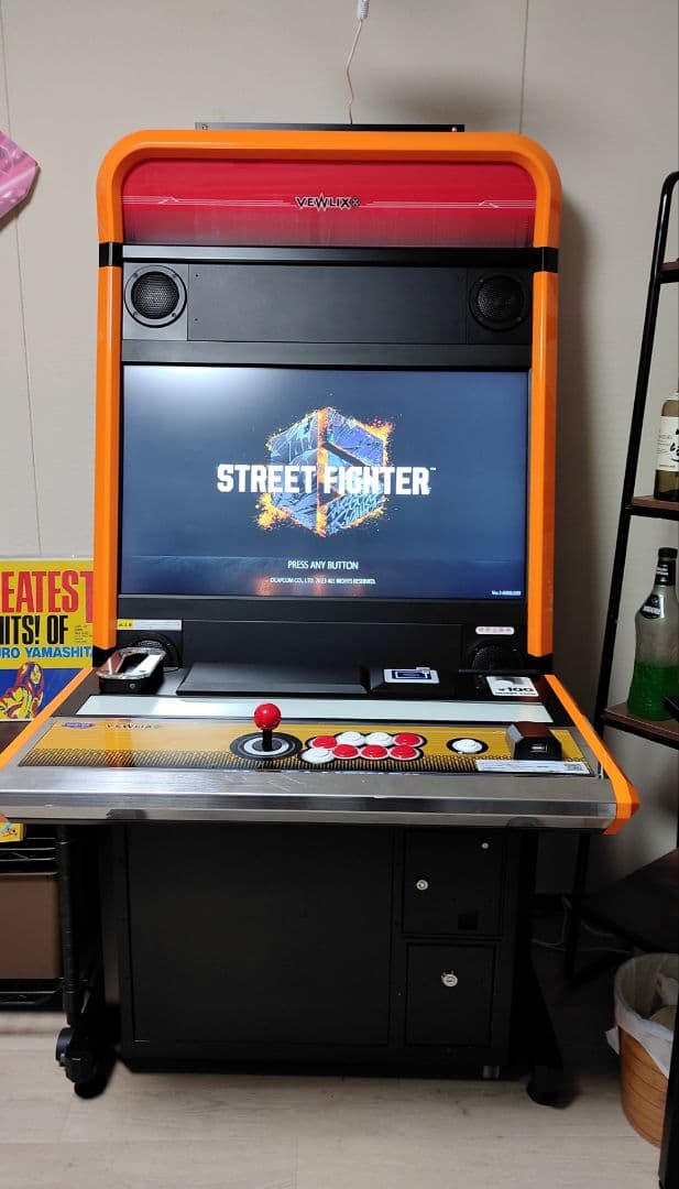 すぐ遊べる！　格ゲー筐体　引き取り限定 Yahoo!オークション -「引き取り限定」(筐体、コントロールパネル