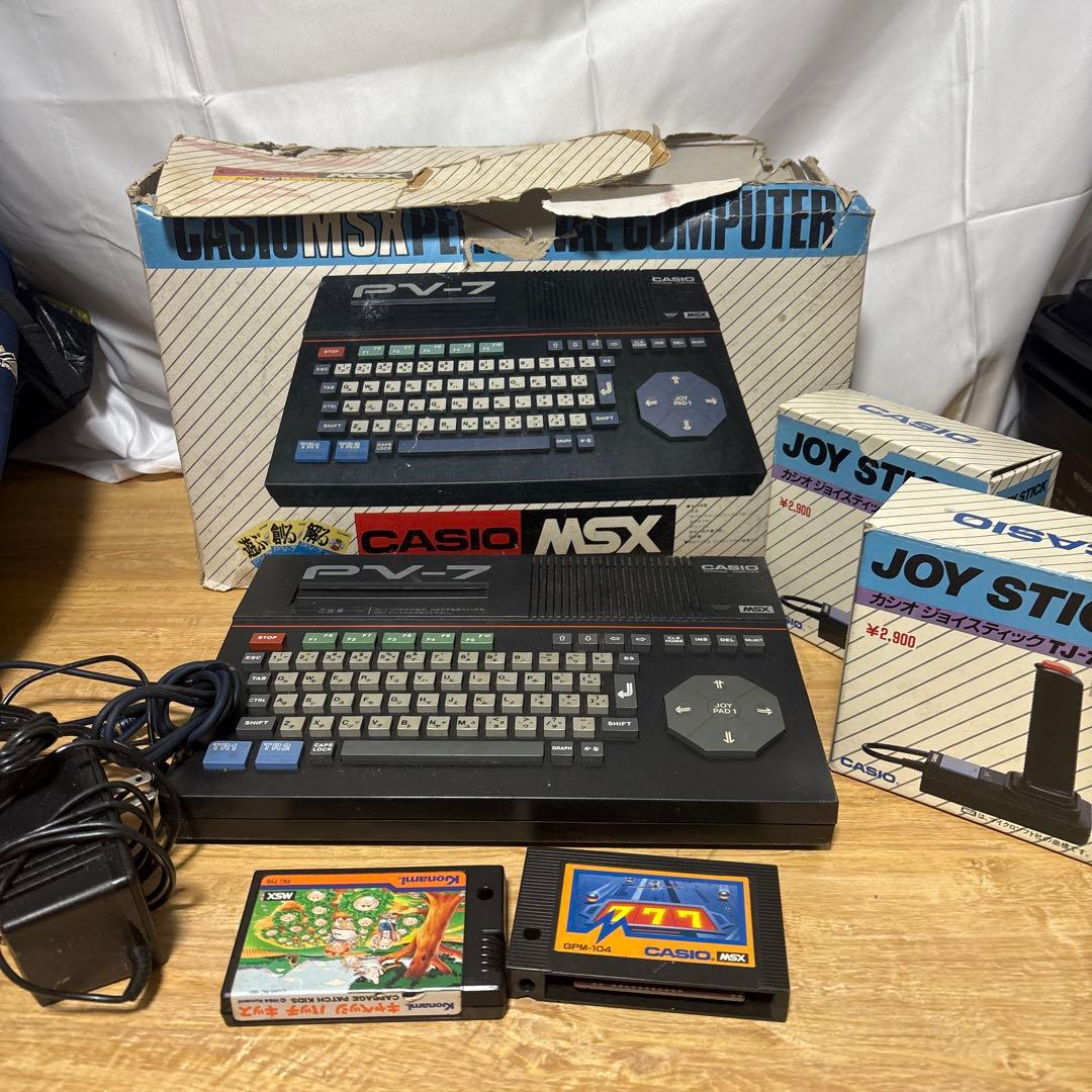 CASIO PV-7 MSX ゲーム機　ジャンク扱い CASIO PV-7 MSX ゲーム機 ジャンク扱い - メルカリ