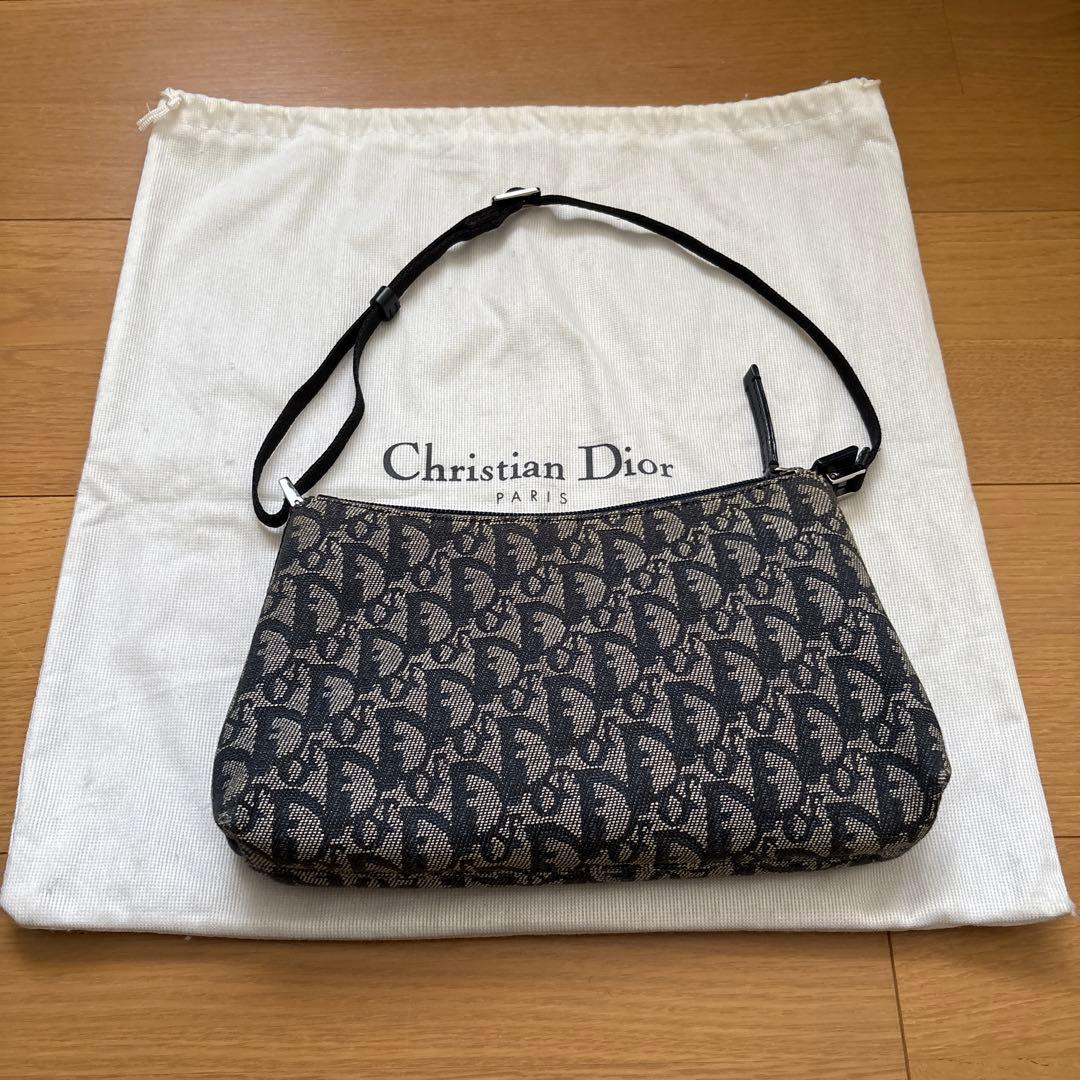 Christian Dior ショルダーバッグ ロゴプリント RARE Christian Dior Zodiac Pixel Tote Yellow Canvas Book Handbag