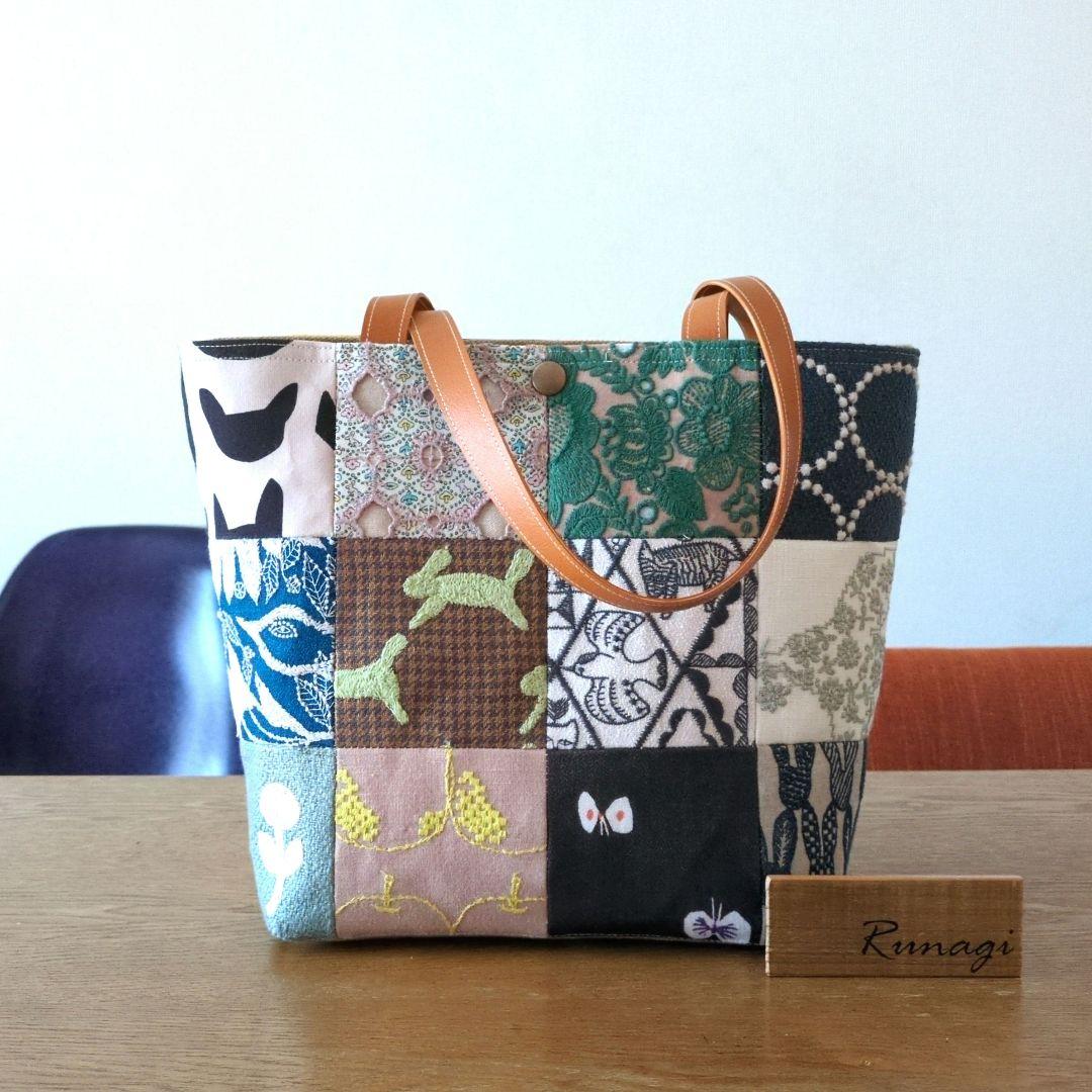 パッチワークハンドバッグ＊ミナペルホネン ミナペルホネン パッチワーク ミニバッグ その他バッグ ユーカリ 通販