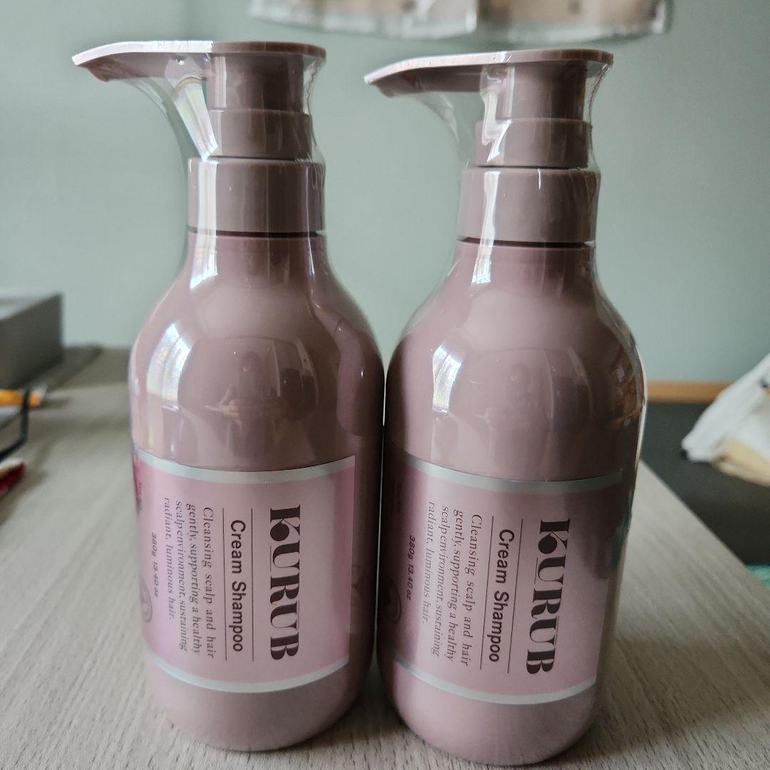 KURUB クリームシャンプー 380ml 2本セット - メルカリ