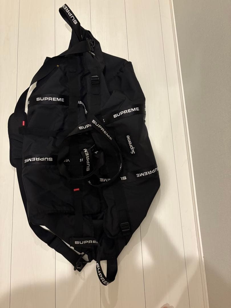 バッグ supreme large haul tote black Supreme Large Haul Tote (FW22) - $148
