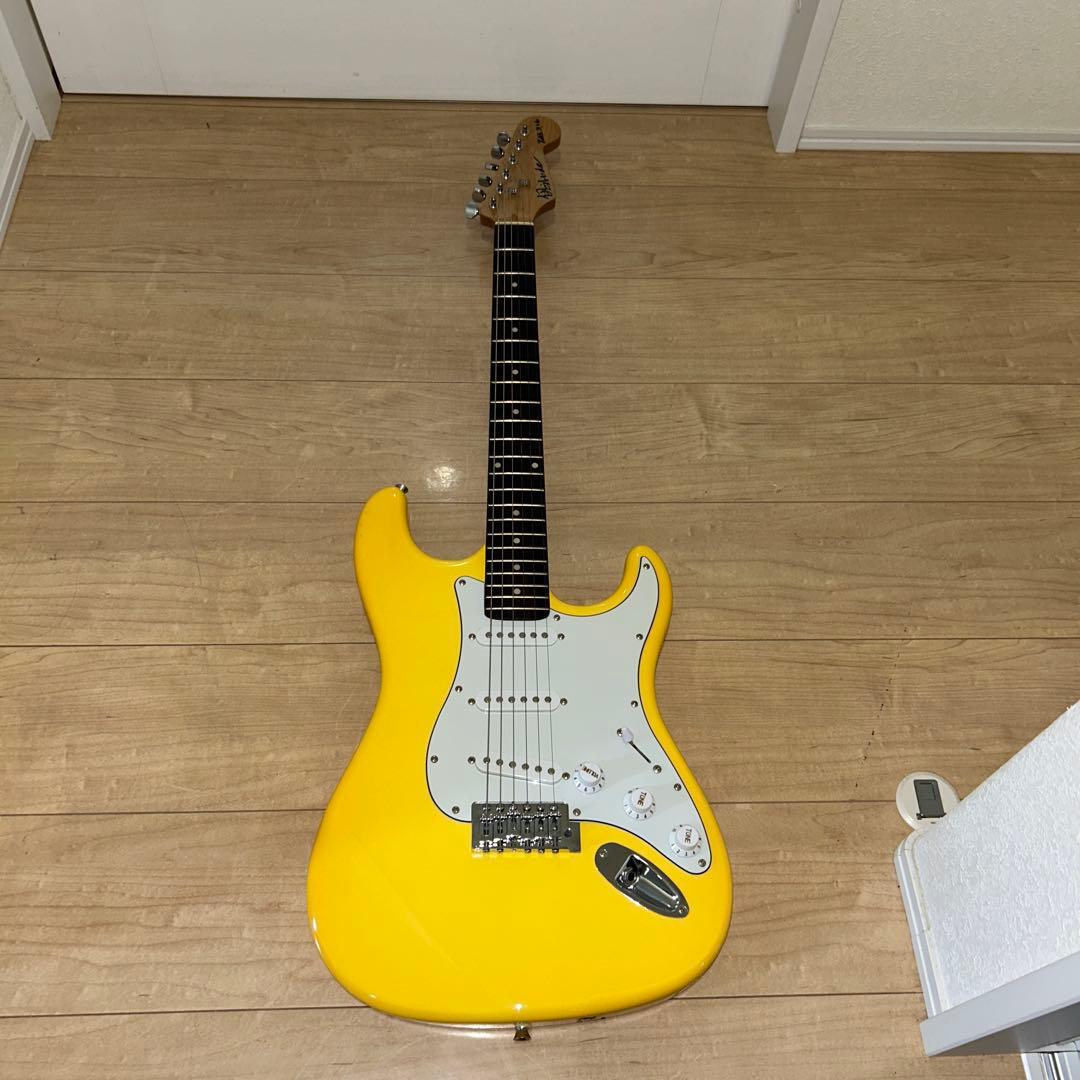 安い！！イエローカラーいい音　ストラトキャスタータイプ　弦高調整済み　です Fender Made in Japan Limited International Color Stratocaster