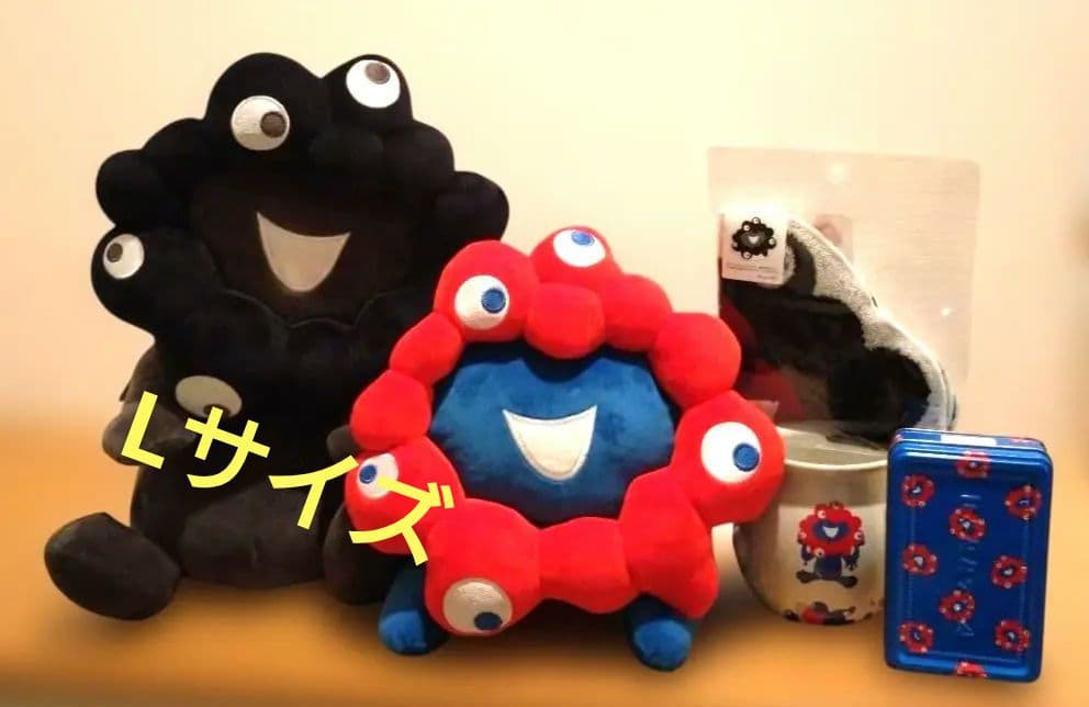 ミャクミャク　黒ミャクミャク　Lサイズぬいぐるみ　マイドオオキニ缶　壺　タオル 大阪・関西万博】即完売！黒ミャクミャク販売完全ガイド│次回再販は
