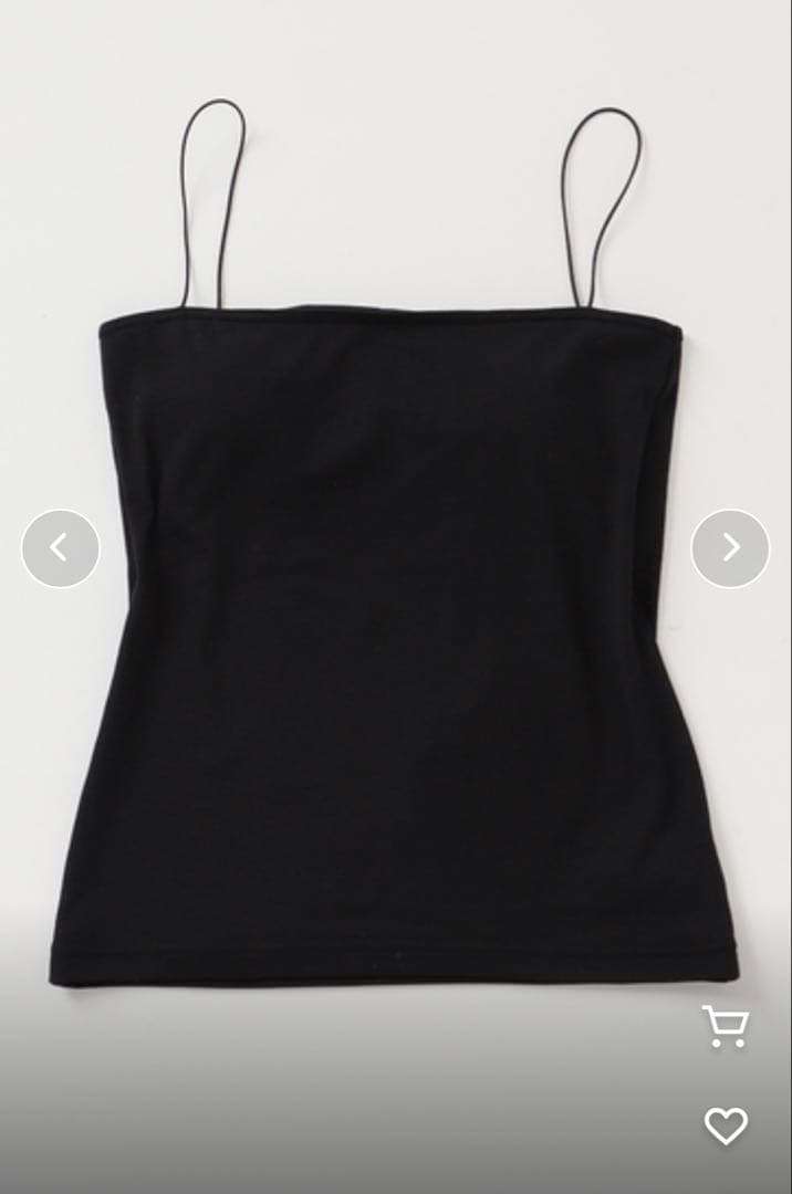 plage プラージュ　middle top キャミソール　黒•白セット Plage｜プラージュのその他アンダーウェア/インナー通販 - ZOZOTOWN