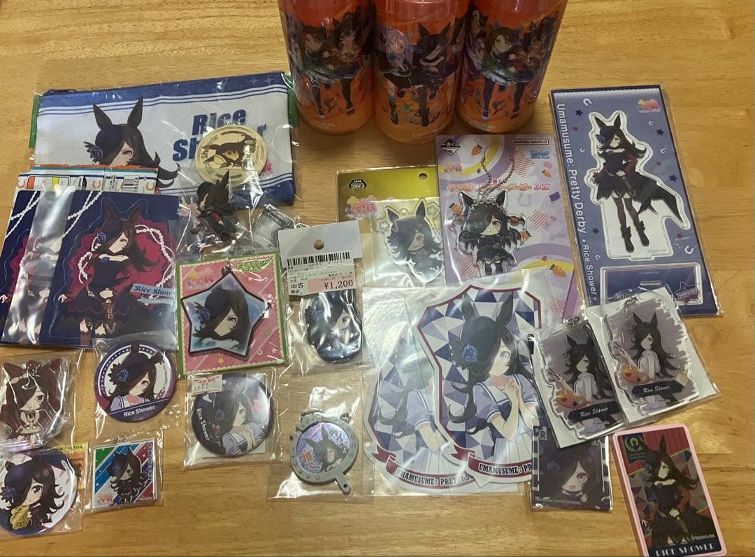 ウマ娘 ライスシャワー グッズ まとめ売り ゲーム版 ライスシャワー アクリルつままれ [ウマ娘 プリティー