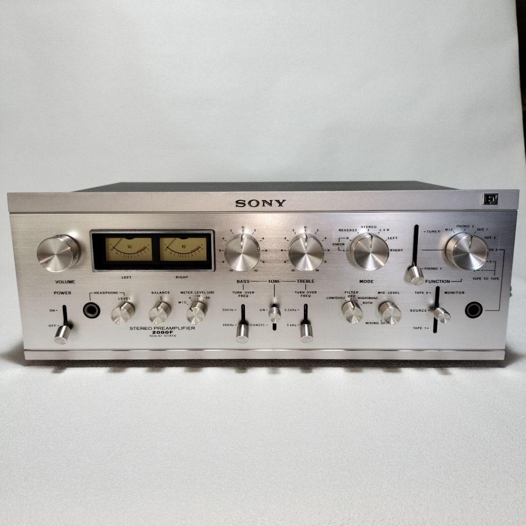 (難あり)SONY TA-2000F ステレオプリアンプ 本体 難あり)SONY TA-2000F ステレオプリアンプ 本体