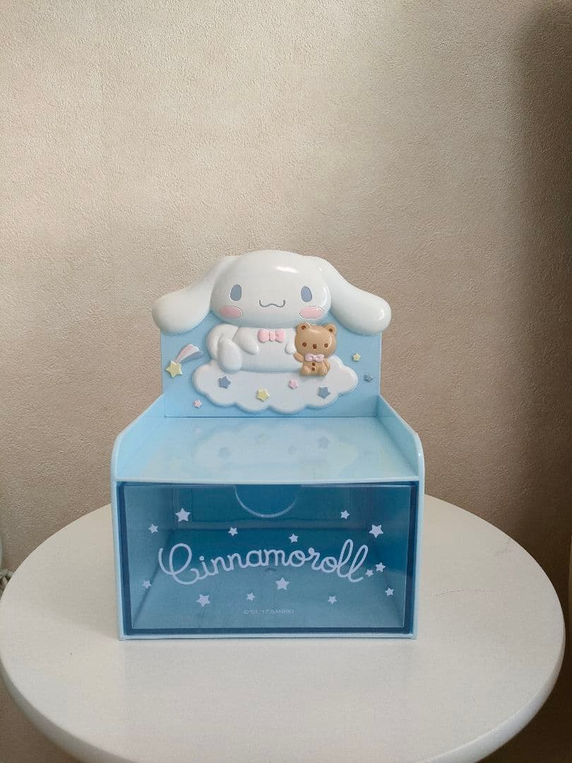 シナモロール　チェスト　サンリオ　激レア　入手困難 サンリオ シナモロール チェスト オーロラ 整理整頓 収納 小物入れ