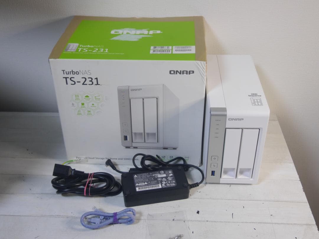 QNAP NAS 2ベイ TS-231 　スマホ自動バックアップ　RAID QNAP TS-231 2-Bay Home and SOHO NAS Server TS-231 B&H Photo Video
