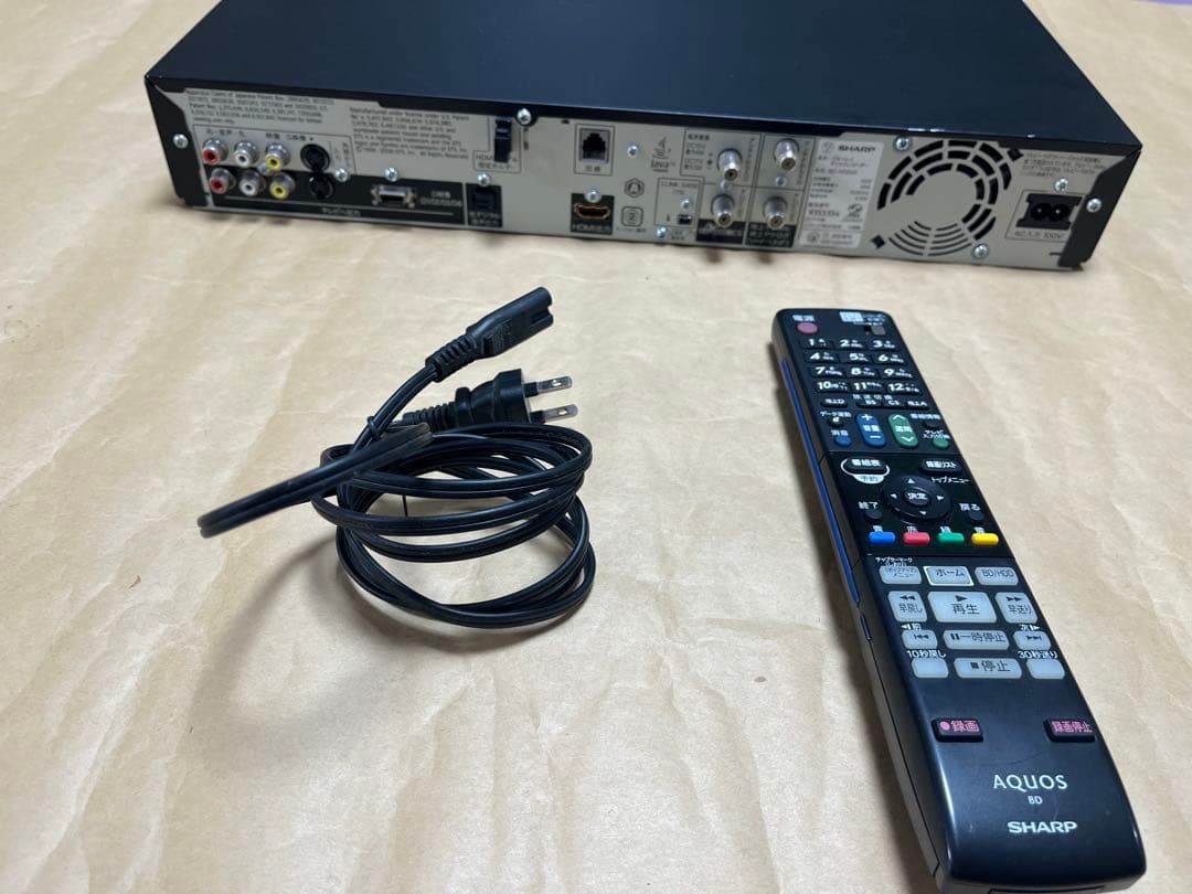 シャープブルーレイプレイヤー350GB SHARP（シャープ） Sharp BD-HDS43 ブルーレイレコーダー 動作確認済