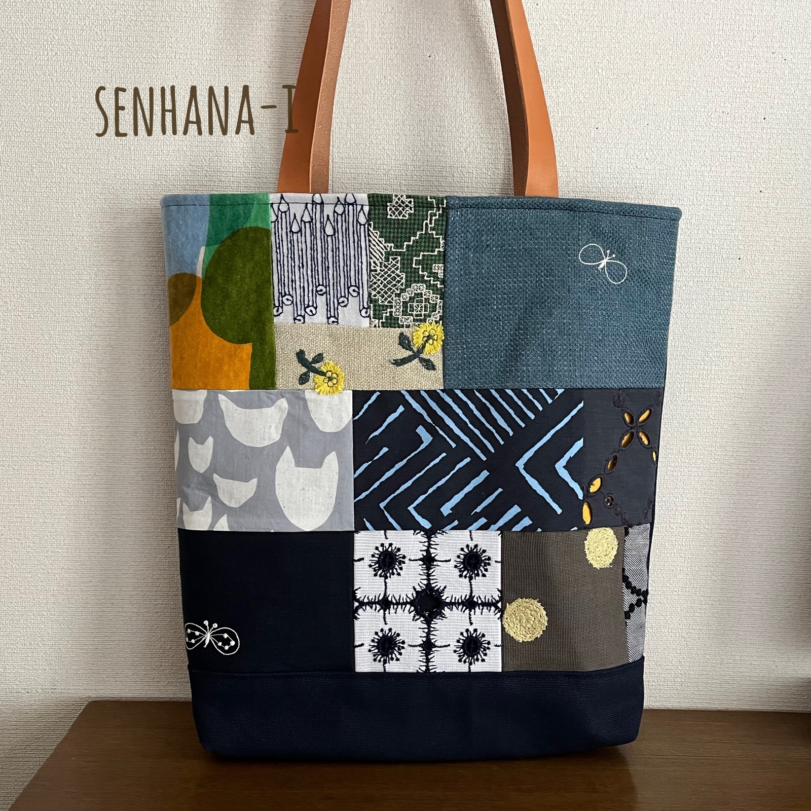 A4サイズ ミナペルホネン パッチワークバック - SENHANA-I 'S GALLERY